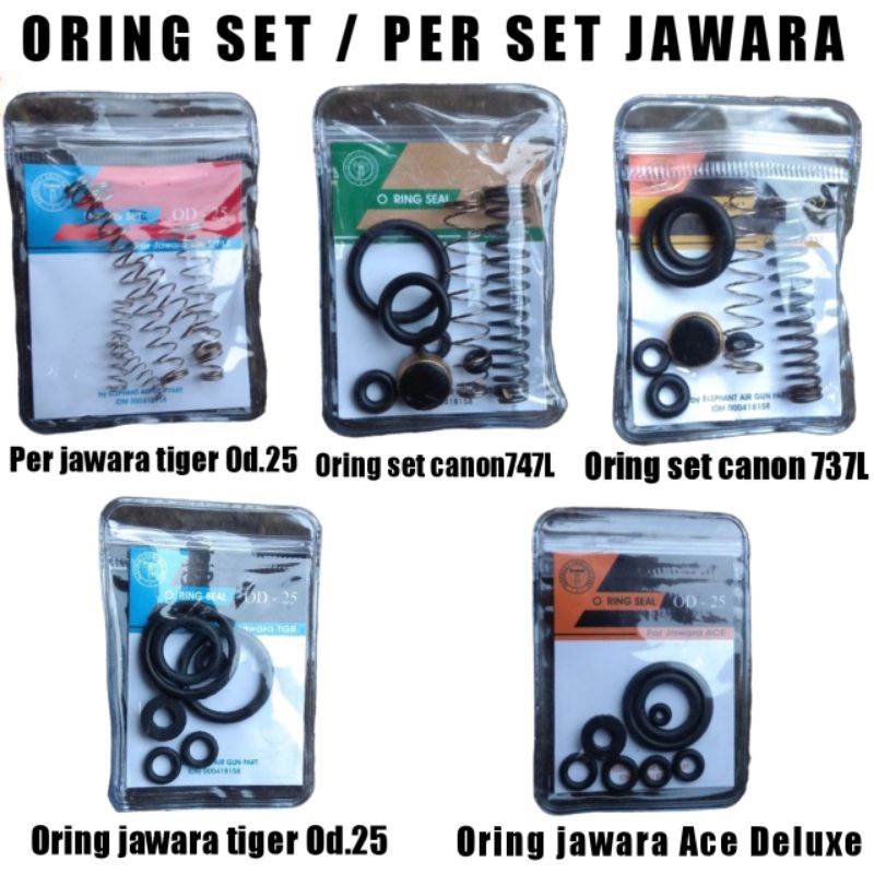 COD(BAYAR DITEMPAT) per set dan oring set senapan jawara tiger/ace-cenon 747L/737L