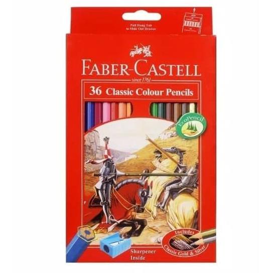 

(COD) Pensil Warna Faber Castell 36 Warna Panjang Classic