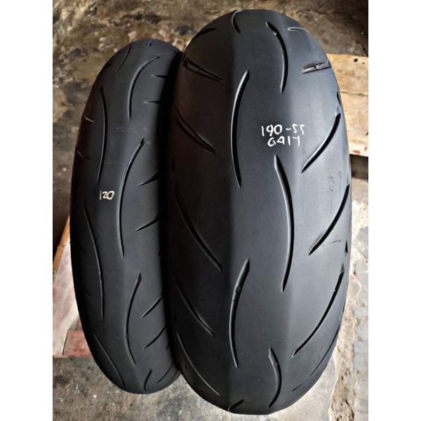 ban motor moge second import size 120 70 17 & 190 55 17