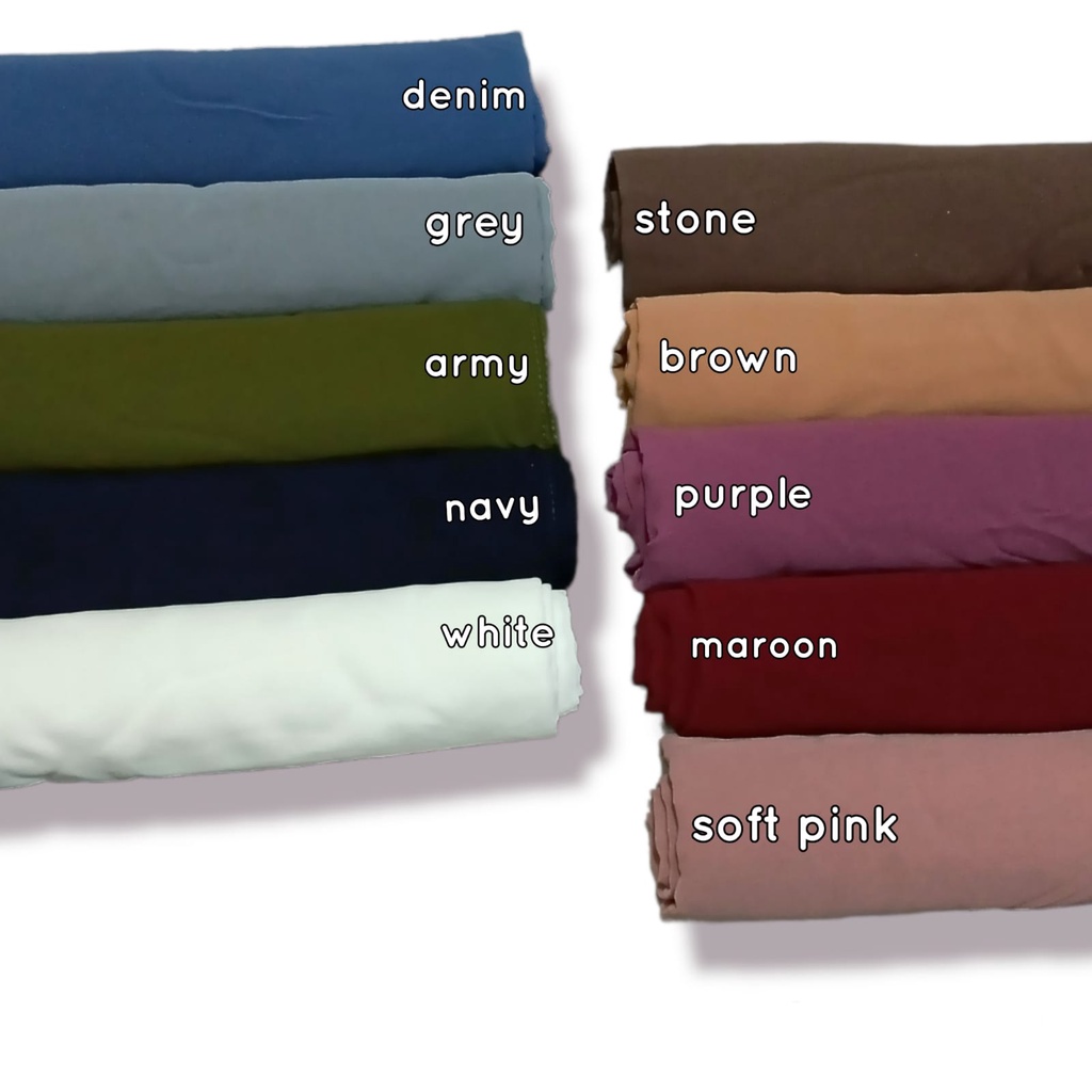 Pashmina Ceruty Syar'i 180 x 65