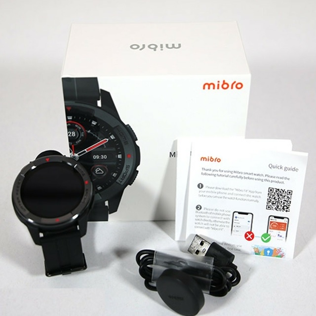 MIBRO X1 Smartwatch - 5ATM Waterproof Sporty AMOLED 1.3-inch Screen - Jam Tangan Pintar 30 Sports Mode Tahan Air 5ATM