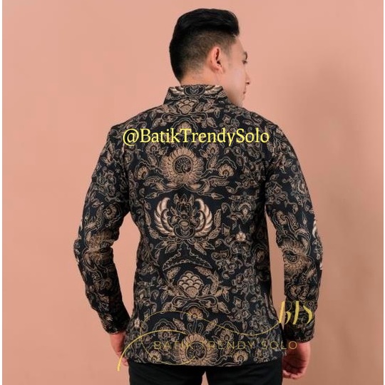 Hem  Kemeja Baju Batik Pria Cowok Laki Laki Slimfit Full Lapis Furing Lengan Panjang Lengan Pendek Original Asli Batik Jumanta Solo Laweyan Size S M L Xl XXL Bahan Katun Premium  144