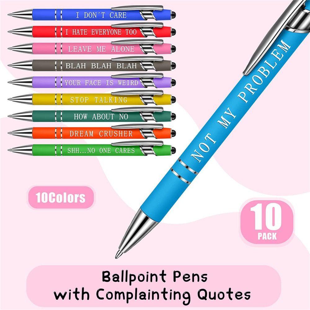 Pulpen Lucu TOP Hadiah Anak Sekolah Kerja Rumah Kantor Bolpoin Bolpoin