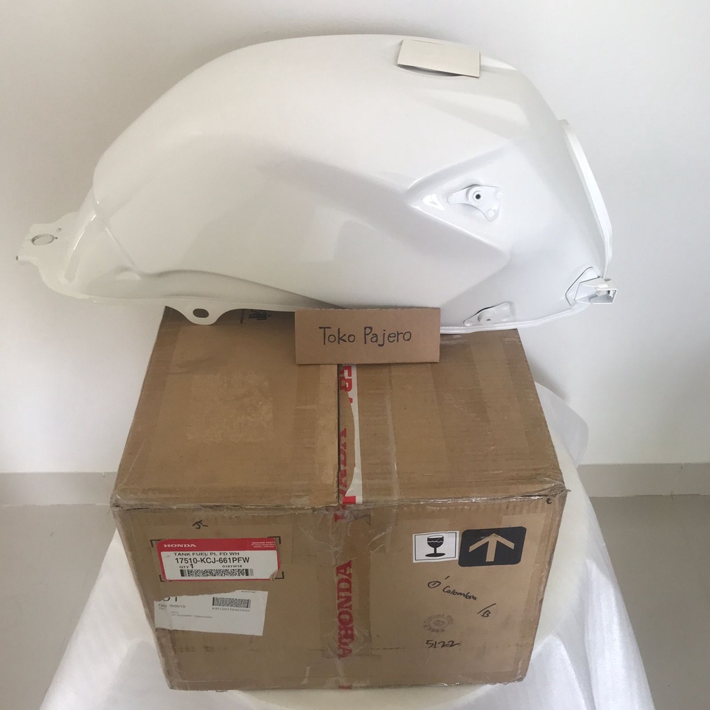 Tangki Tengki Honda Tiger Revo Putih Albino Original AHM 17510-KCJ-661PFW