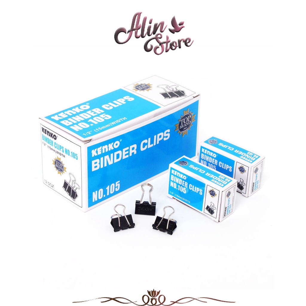 

Clip/ Klip/ Binder Clips No 105 Joyko
