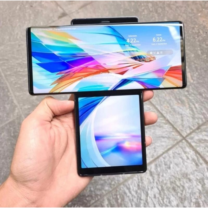 LG Wing 5G 8/256GB, Aurora Grey, Like New, Fullset + Bonus