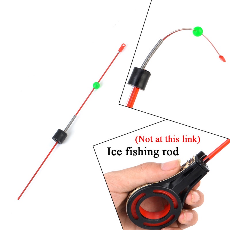 5pcs / set Joran Pancing Portable 170mm Bahan Stainless Steel Warna Acak Untuk Musim Dingin