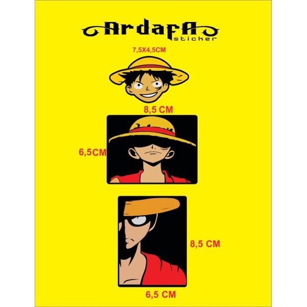 

Stiker Onepiece cutting murah