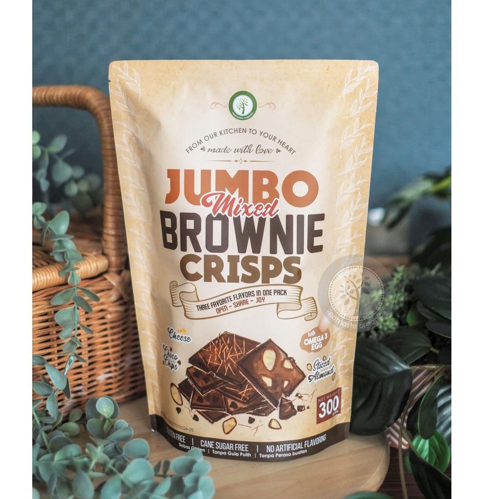 

Terupdate BROWNIE CRISPS JUMBO - MIXED 300GR HJI