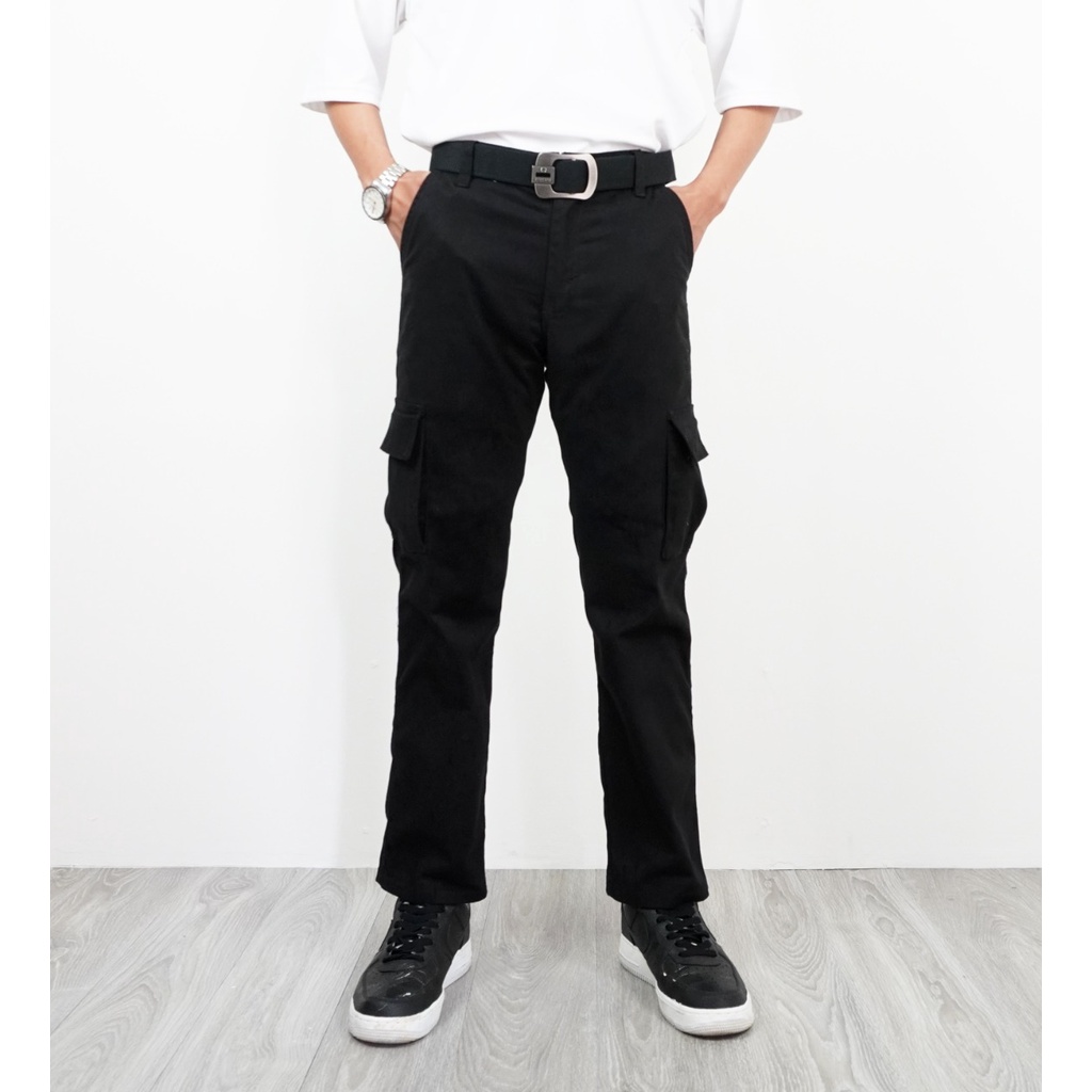 Mokokomo Celana Cargo Pria Finest Celana Panjang Pria Cargo Casual