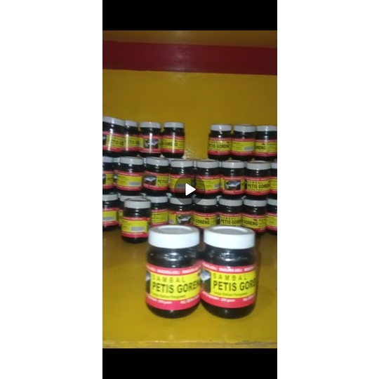 

SAMBAL PETIS GORENG 250g ASLI MADURA HJ. DIYA FOOD (GELAS MIKA)