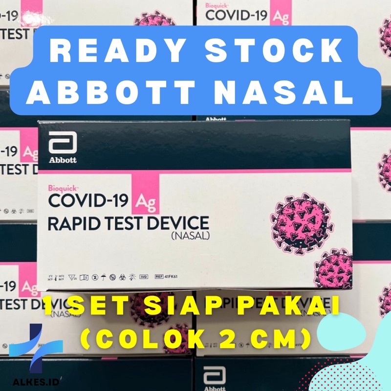 Antigen Abbott Nasal Bioquick Original Swab Rapid Test