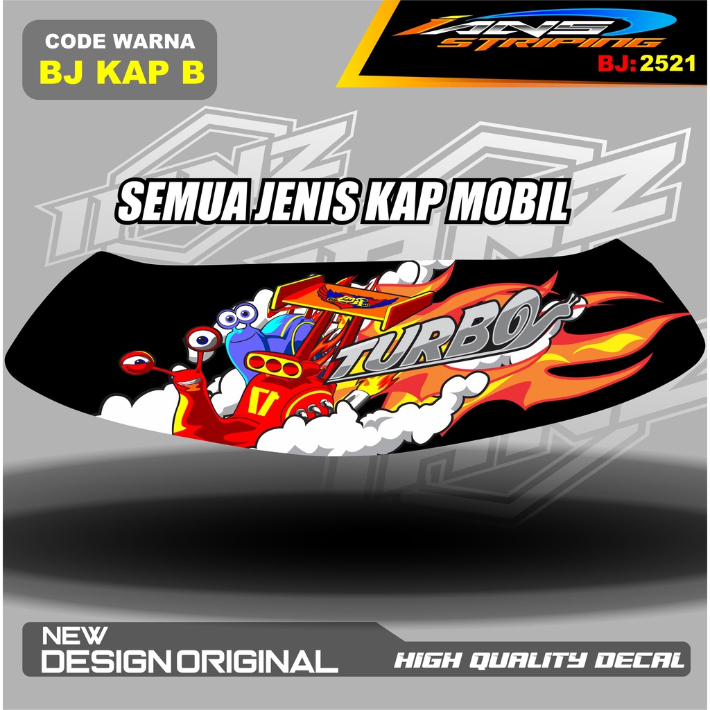 STICKER KAP CUP MOBIL BRIO, AGYA, JAZZ, AVANZA, INOVA / DECAL STIKER CUP KAP MOBIL / STIKER KAP MESIN