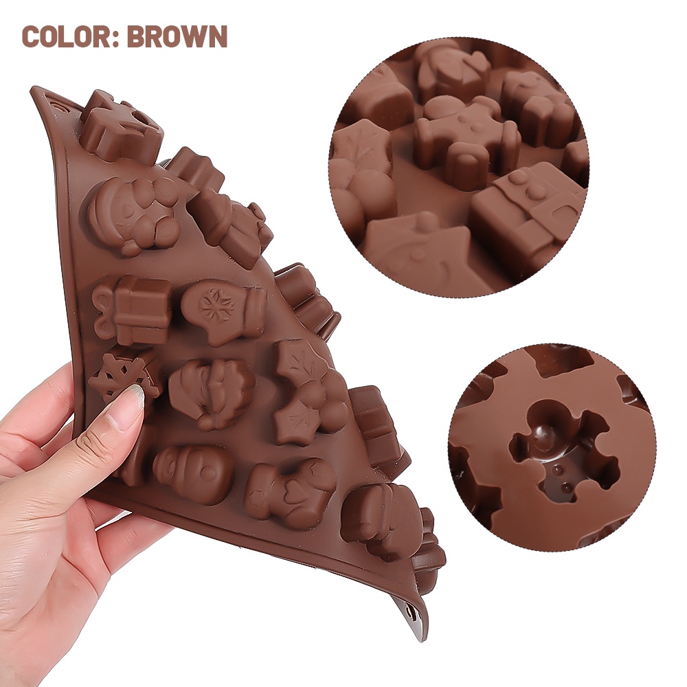 Cetakan Sabun / Kue / Coklat / Permen Manual 3D 25 Lubang Bahan Silikon Untuk Aksesoris Dapur