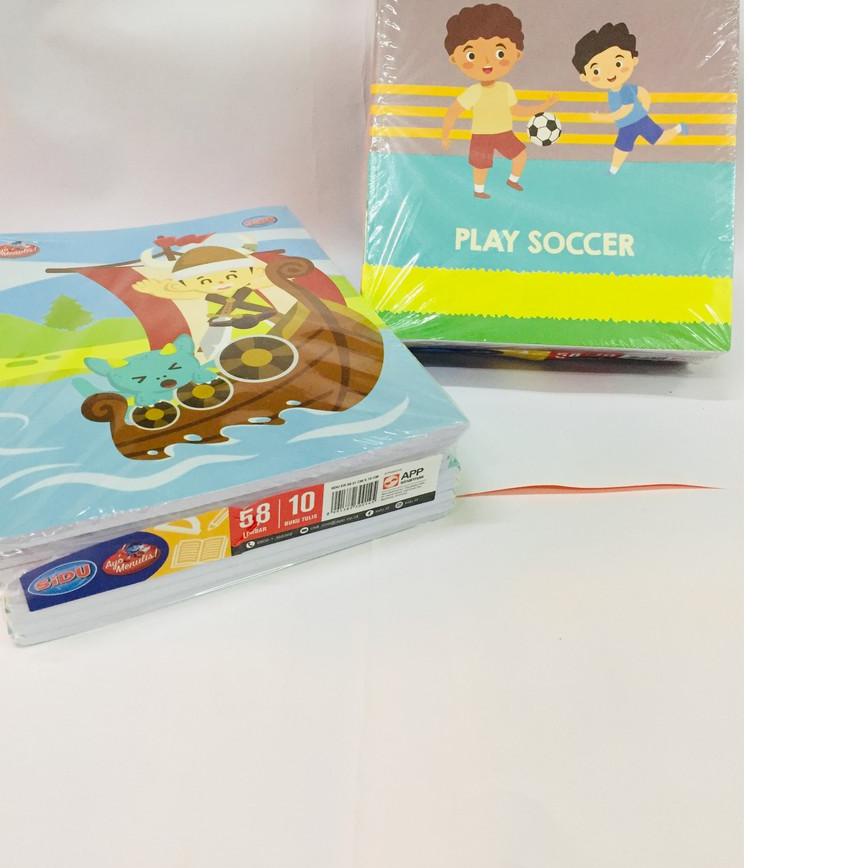 

READY ✅Buku Tulis Sinar Dunia ( Sidu ) Isi 58 Lembar (10 buku)|SQ9