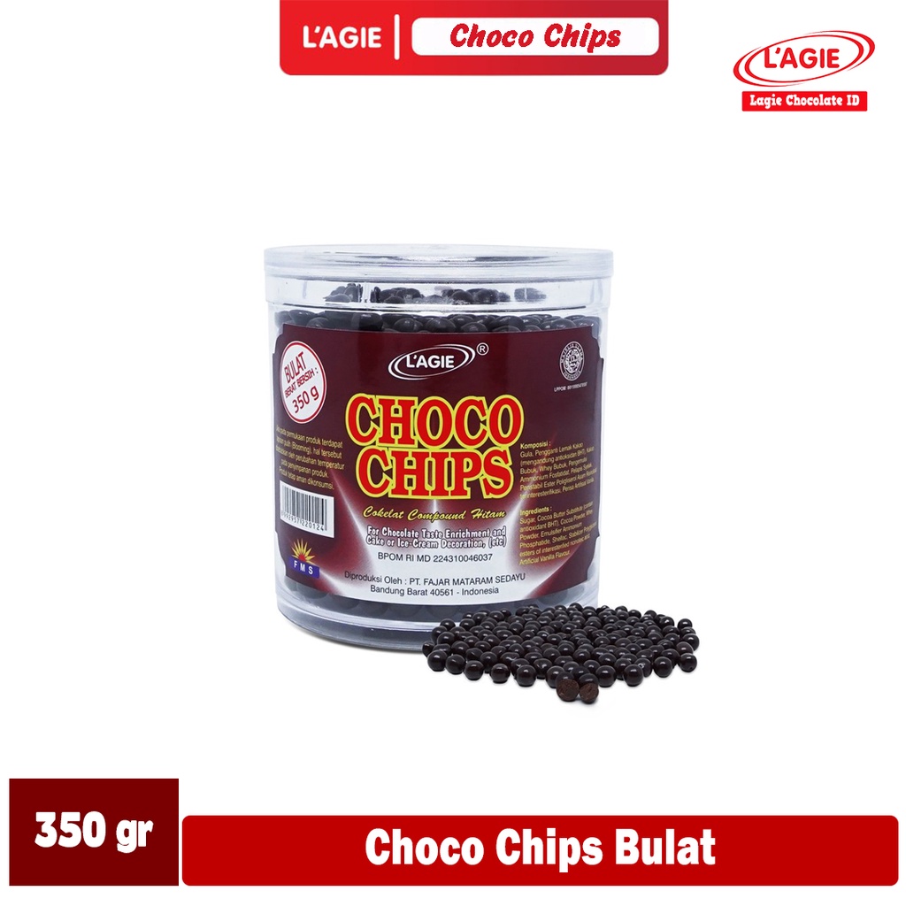 

LAGIE CHOCO CHIPS BULAT 350GRAM