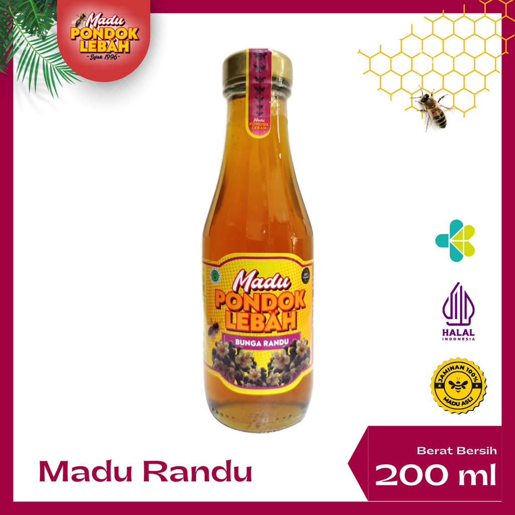 

Pondok Lebah - Madu Murni Asli Randu 200ml