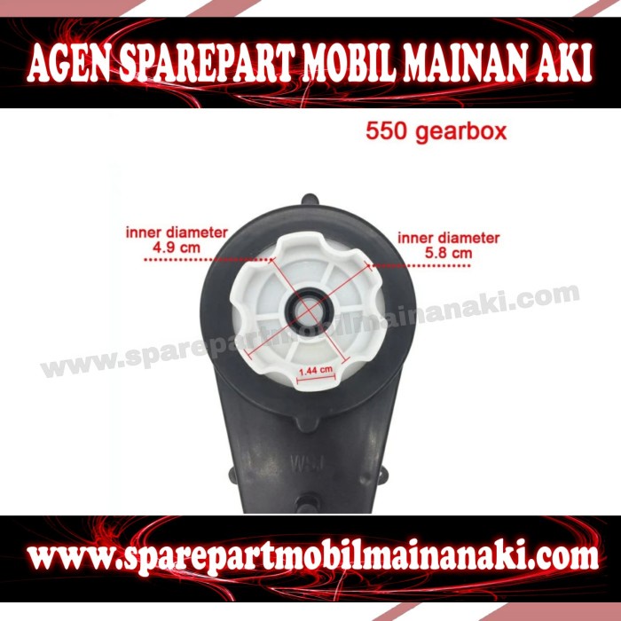 550 Pliko/Gear/Gearbox/Dinamo/12v/12Volt/ Mobil Motor Mainan Aki