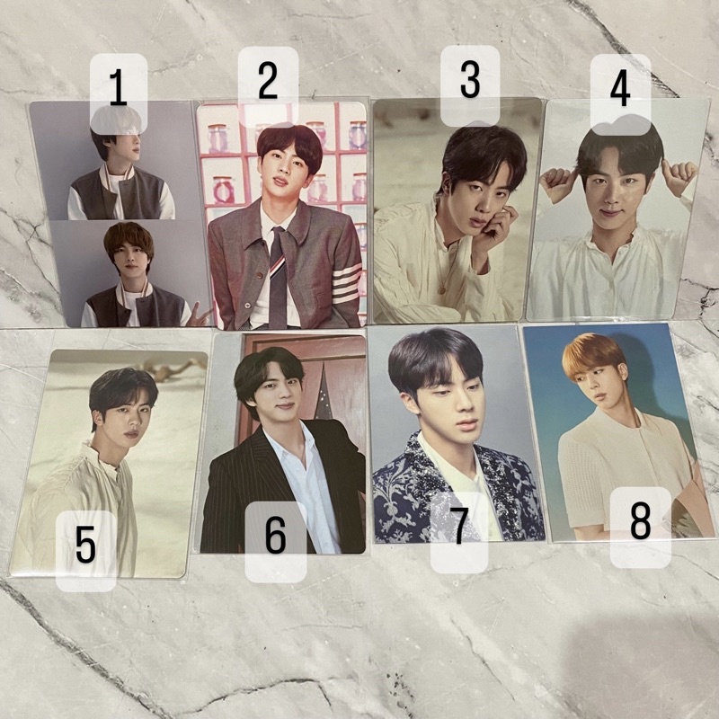 Official BTS Jin Seokjin PC mini Photocard mpc ptd lys swz dalmajung little wishes permission to dan