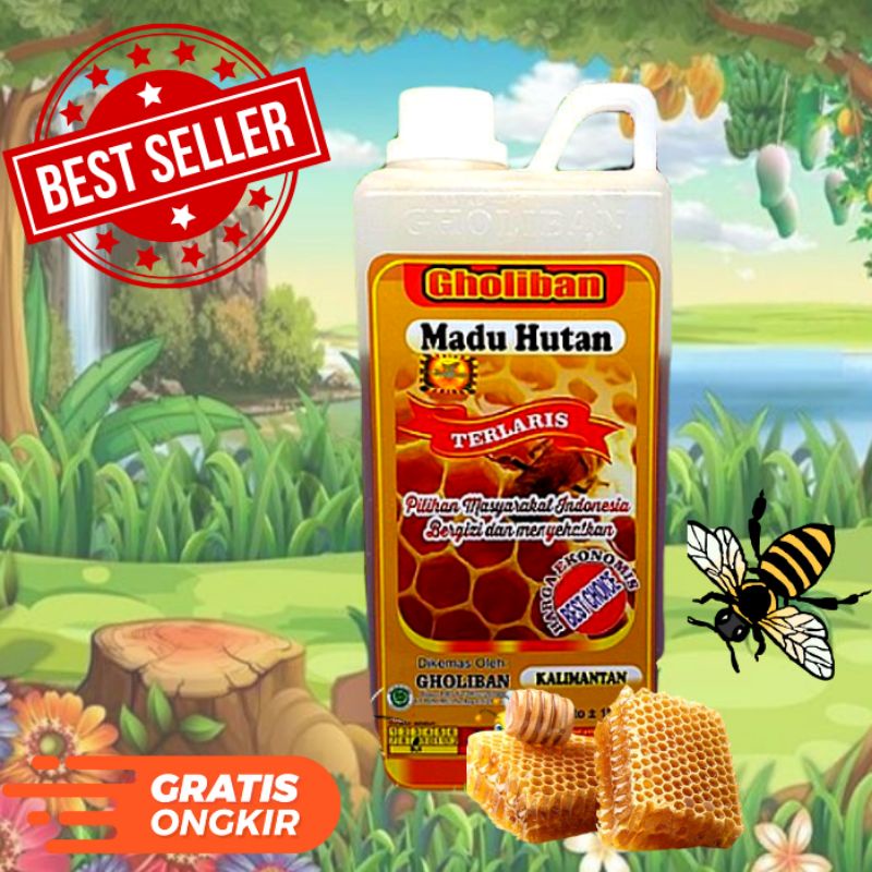 

Madu Asli Murni Herbal Original Gholiban Hutan Kalimantan 1 kg