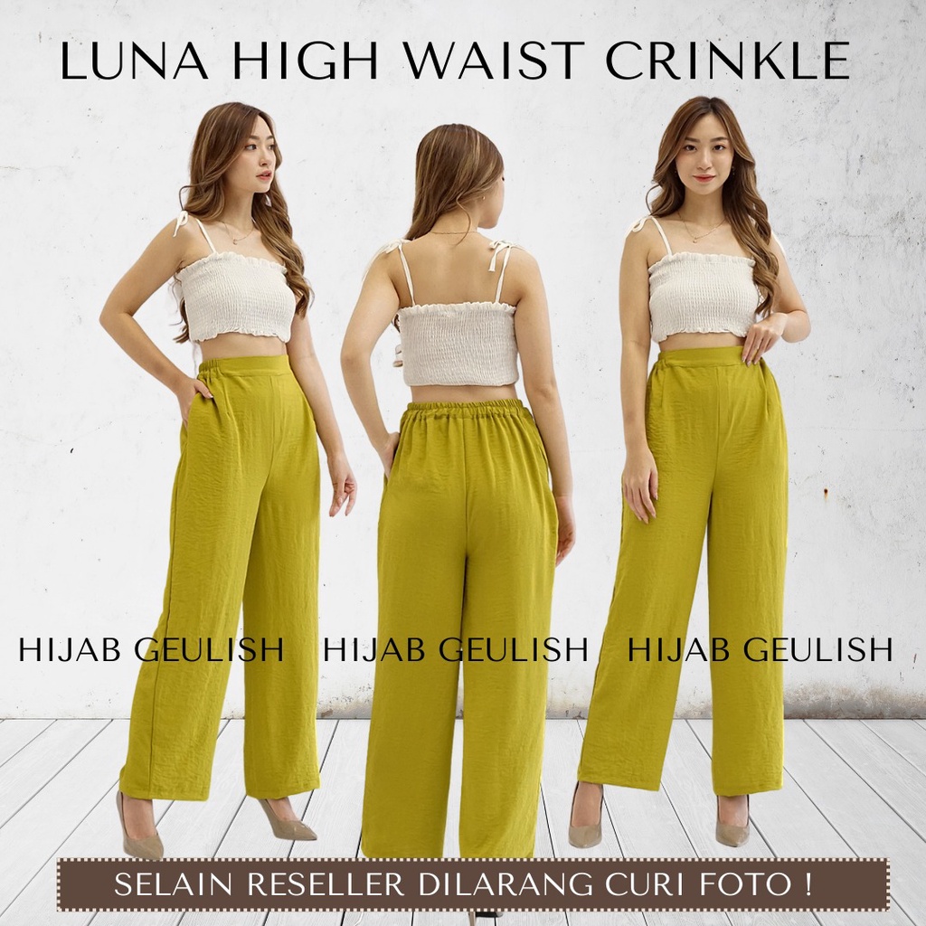 Luna Haigh Waist Rayon Crinkle