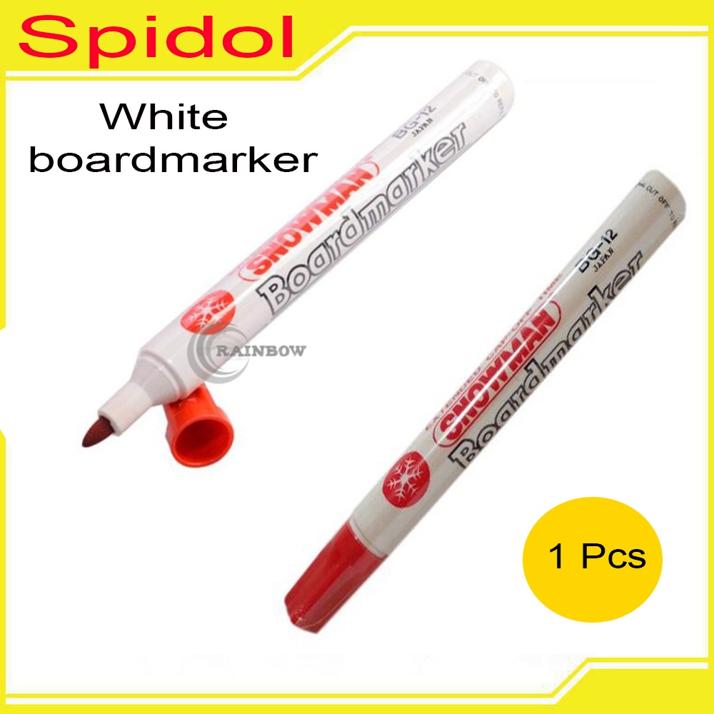 

Spidol Whiteboard Snowman / Spidol Boardmarker / Board Marker / White Board / MERAH