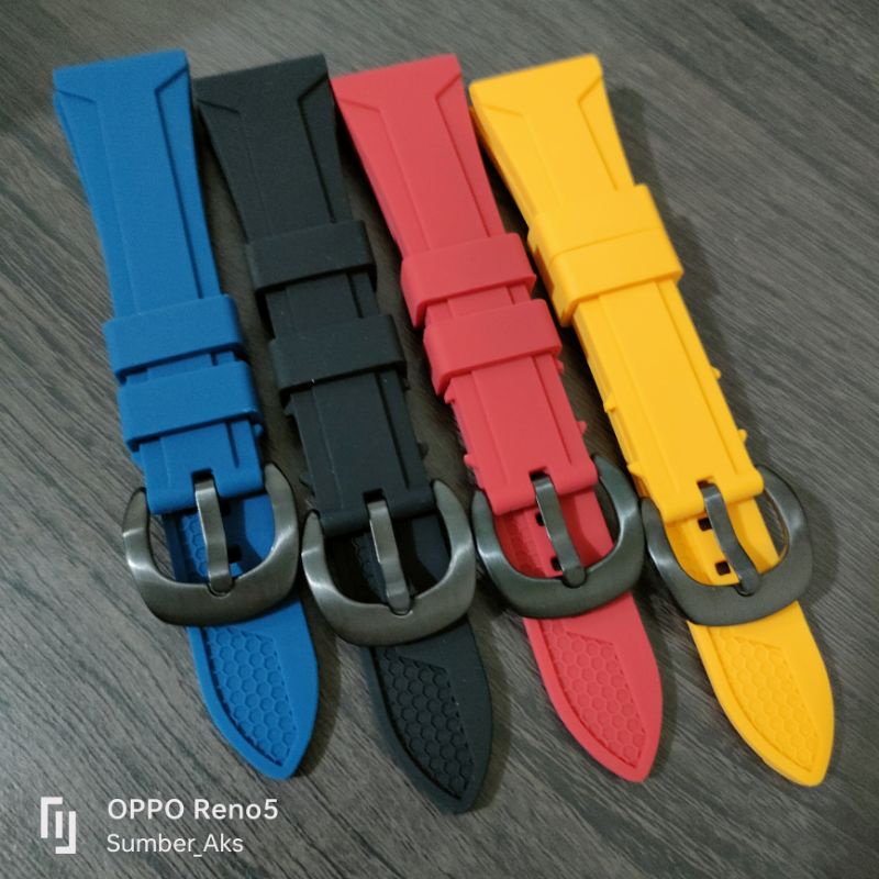 Tali jam Rubber for Expedition AC  T5 / Strap Seiko 22 24 26MM ORIGINAL Guess, Fos*il Karet Tali Jam