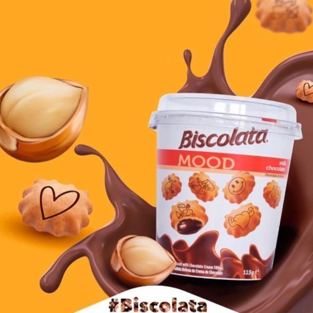 Biscolata Mood Milk Choco 115g