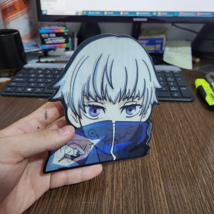 STIKER 3D MOTION LENTICULAR ANIME - D0066 - Jujutsu - Toge Inumaki
