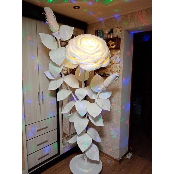 STANDING BUNGA LAMPU DEKORASI