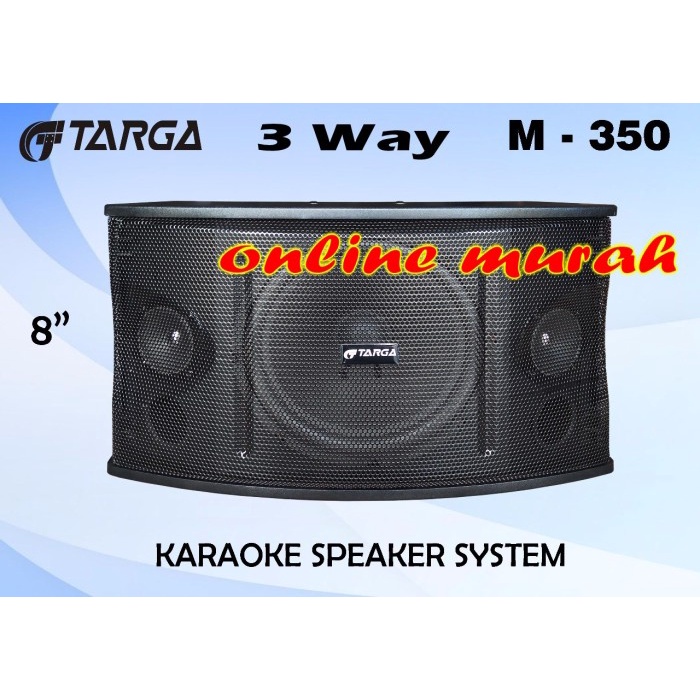 Speaker Pasif Targa M350 M 350 8 Inch 2 Bh Original 3 Way Murah Promo