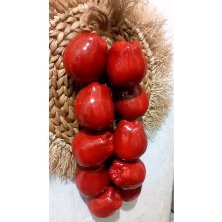 buah apel artificial.simulasi buah apel.buah apel palsu.hiasan buah apel.
