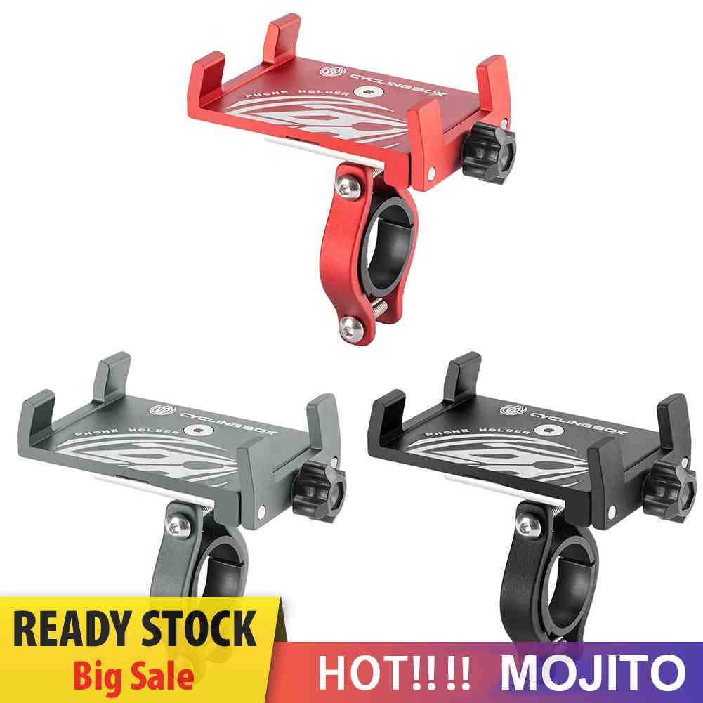 Mount Holder Hp Bahan Aluminum Untuk Stang Sepeda MTB / Skuter Elektrik