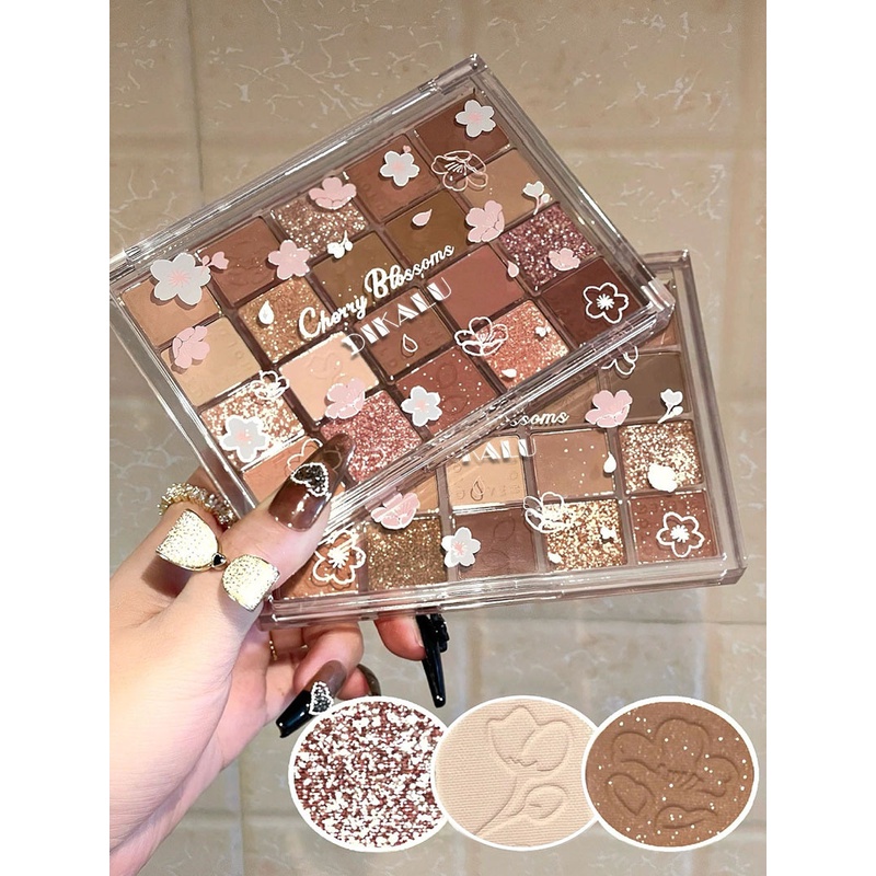 BeautyIsYour [BPOM] Amy's Diary Cherry Blossoms 20 Color Eyeshadow Pallate Matte Glitter Tahan Lama