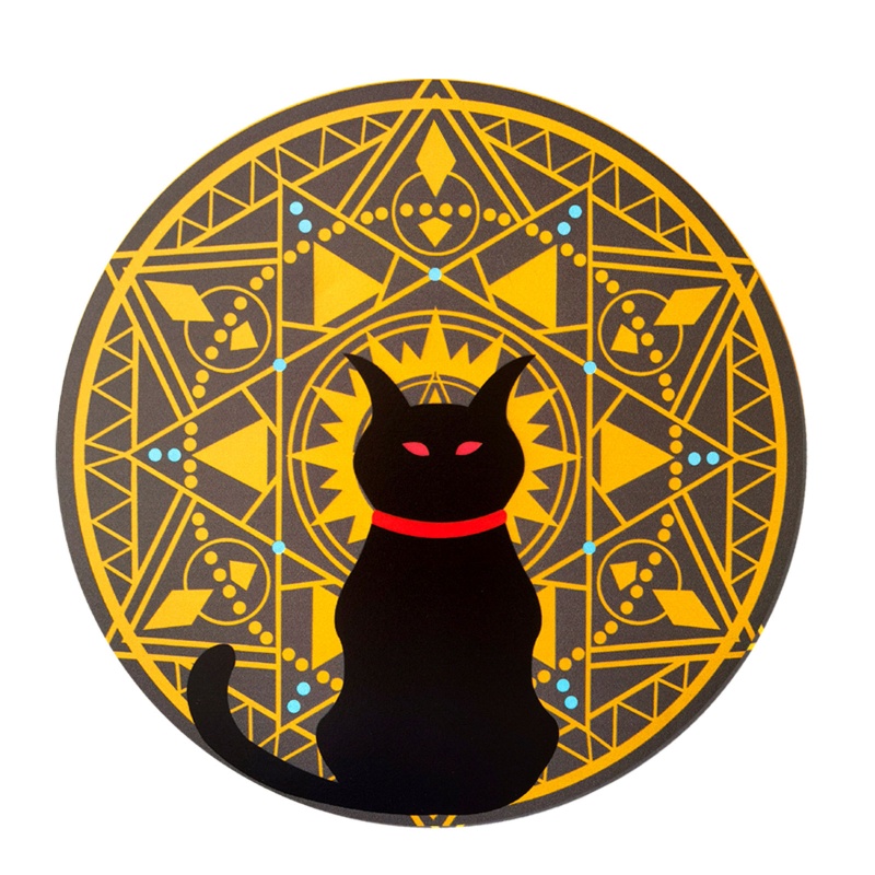 Gantungan Pintu / Jendela Bentuk Hewan Kucing Bahan Logam Warna Hitam Untuk Dekorasi Halloween