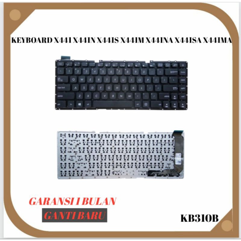 Keyboard Asus X441 X441n  X441s X441m Hitam