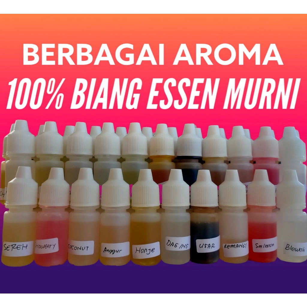 ESSEN BIANG MURNI 5ML// ESSEN MURNI TANPA BAHAN CAMPURAN APAPUN// BAHAN CAMPURAN ESSEN OPLOSAN//