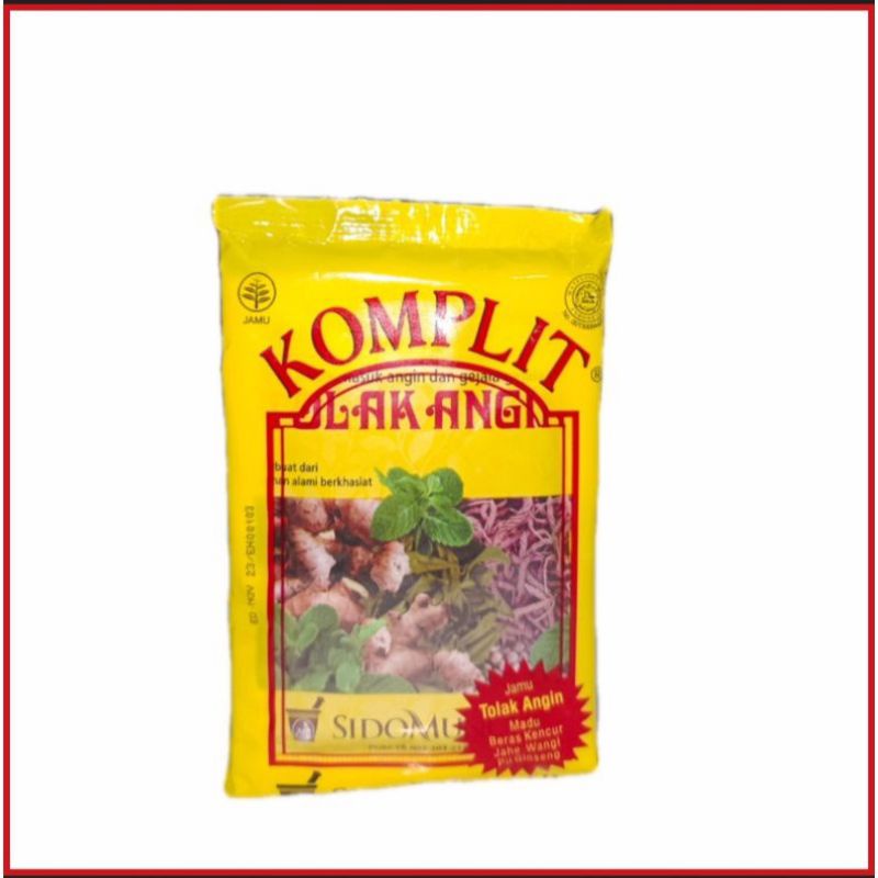 Jamu Komplit tolak angin sidomuncul