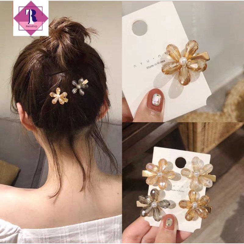 Jepit Rambut Korean Styles Bunga Daisy Jepit Aksesoris Rambut Hairpin Korea