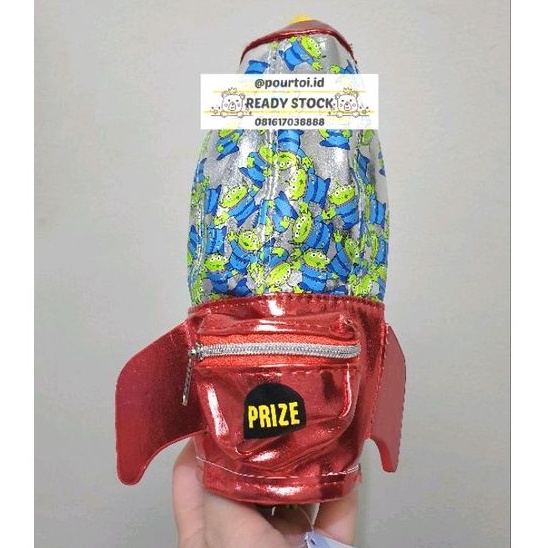 HONGKONG DISNEYLAND - Disney Toy Story Rocket Alien Pencil Case Pouch Litlle Green Men