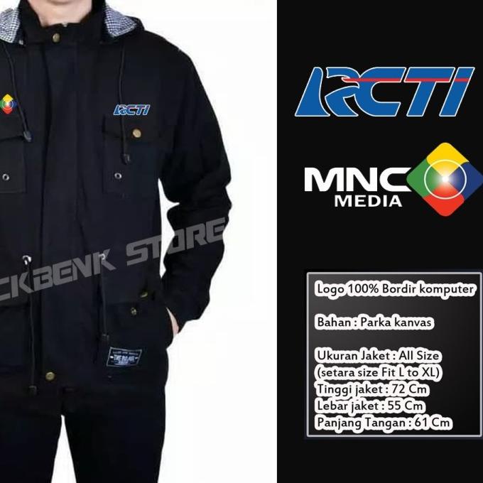 jaket parka rcti mnc media bordir komputer
