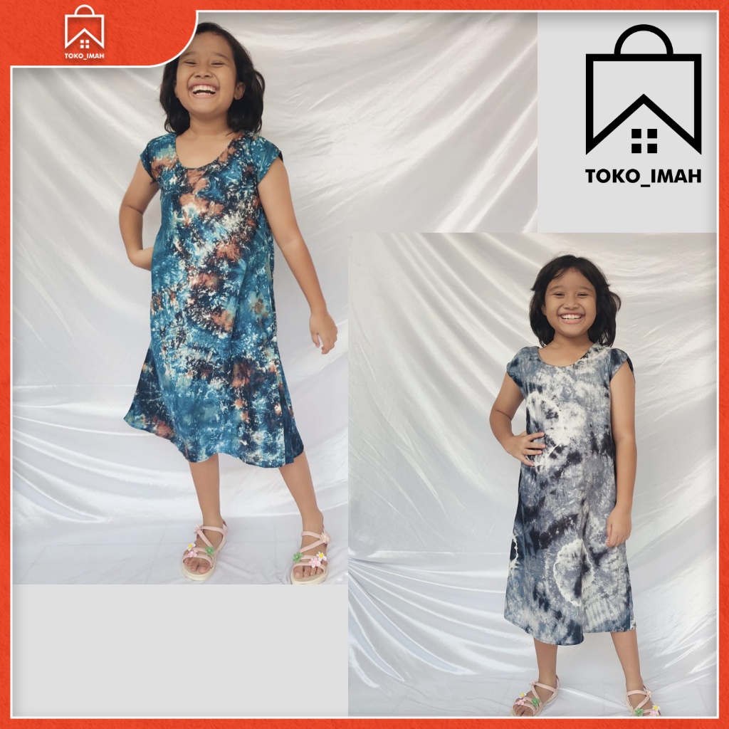 Daster Anak Perempuan / Home Dress Anak Perempuan 5-8 Tahun bisa cod tokoimah