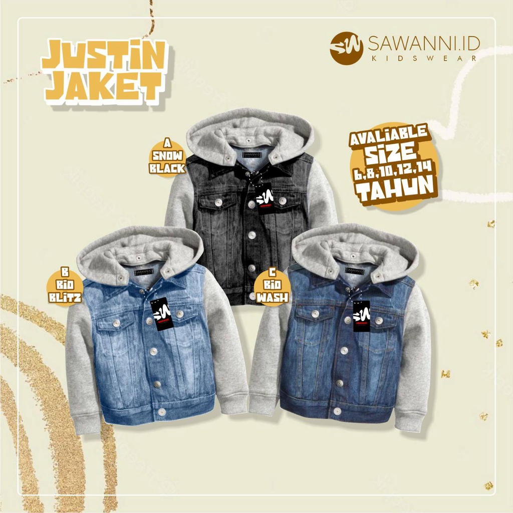 JUSTIN Jaket By SAWANNIKIDS