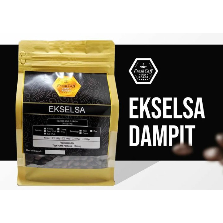 

Jual Biji Kopi Ekselsa Dampit Kemasan 100 Gram / Pack Malang