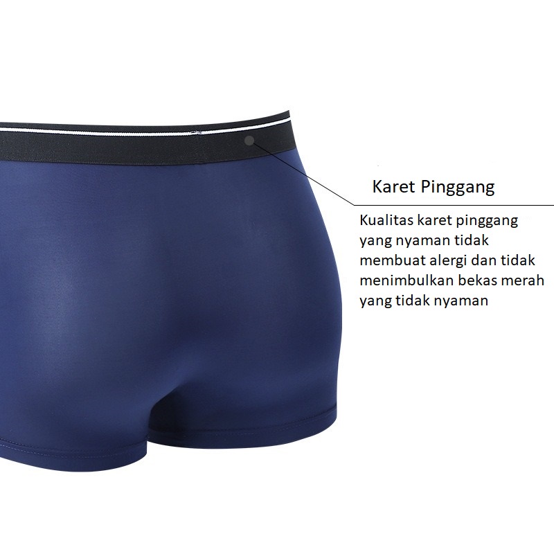 Celana dalam pria sempak bahan import CD047 model celana boxer