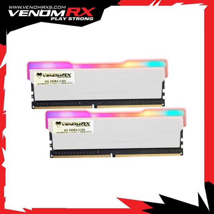 VenomRX DDR4 8GB PC3200 Super RGB / VenomRX 8GB DDR4 PC25600 3200mhz