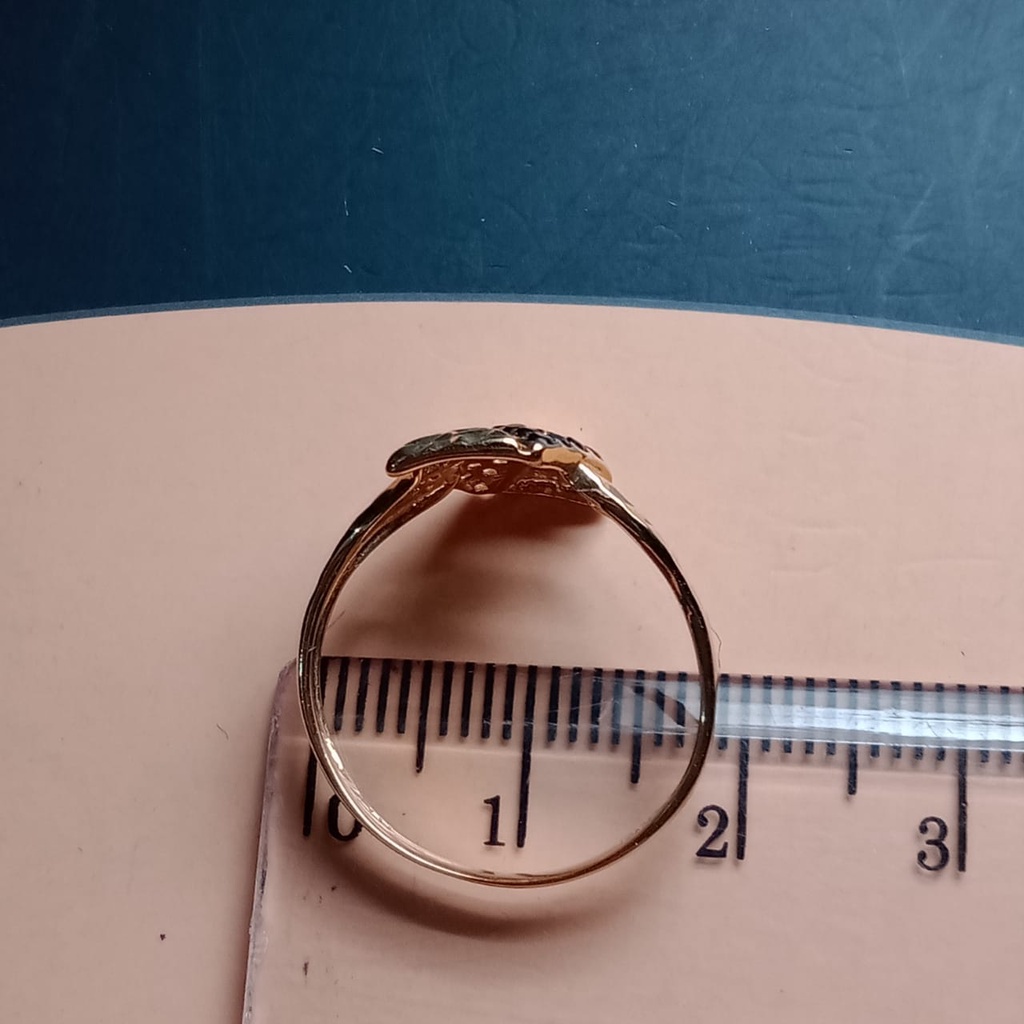 Cincin emas 17K - 1.8 gr kadar 750 - 3749