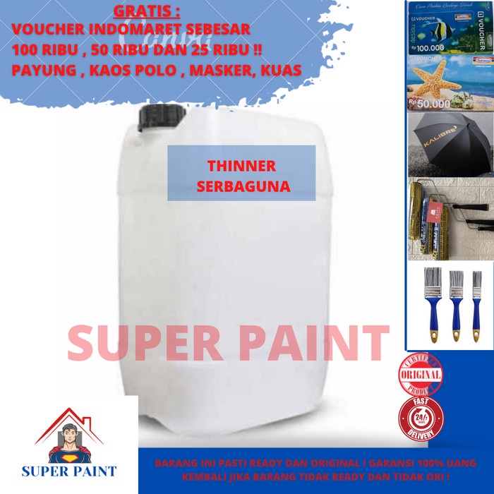 Thinner Thinner Super High Gloss 20L / Thiner Premium Jerigen Drigen 20 Liter