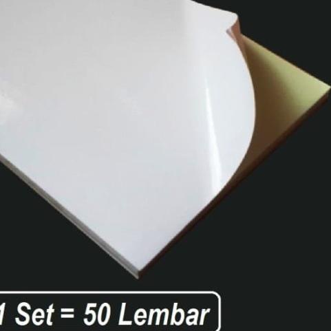 

Kertas Sticker Glossy Paper A4 - 50 Lembar