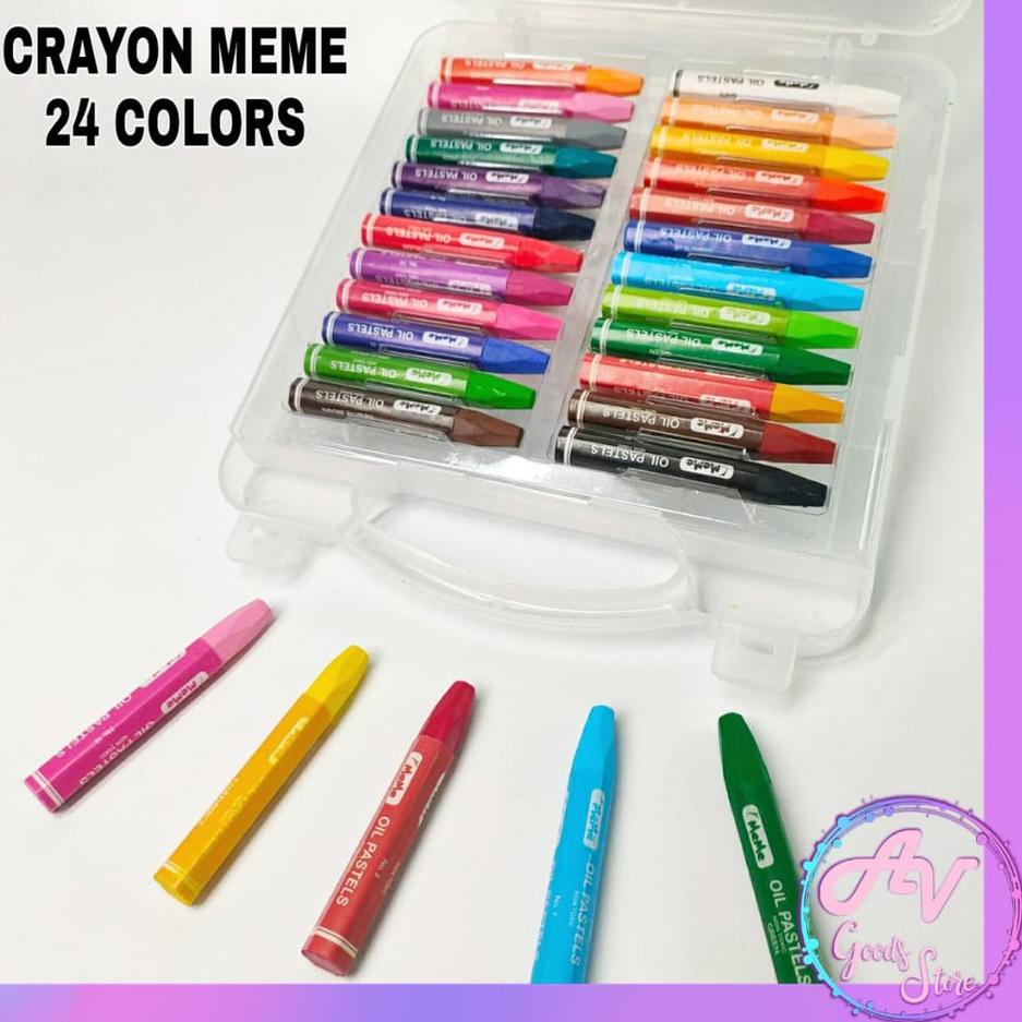 

Update Menarik Crayon / Oil Pastel 24 Warna / Crayon MeMe 24 Warna / Krayon MeMe 24 Warna